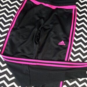 ADIDAS climacool‎ purple x black women's jogger pants sz XS - b2